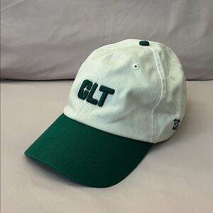 White and Green UNC Charlotte Baseball Cap